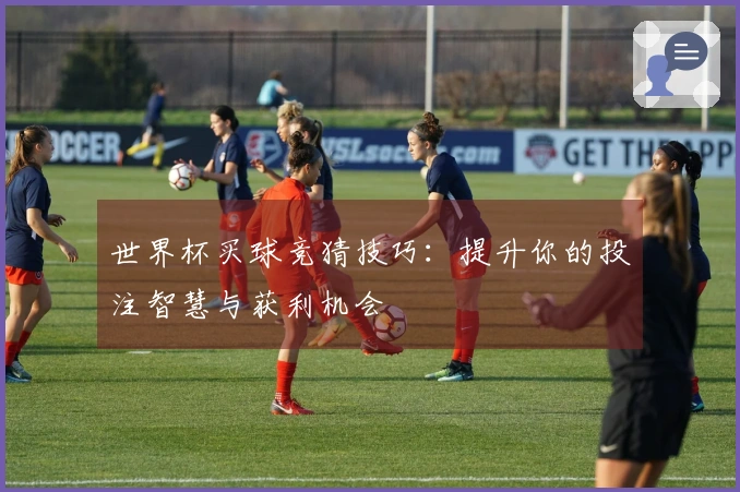 世界杯买球竞猜技巧：提升你的投注智慧与获利机会