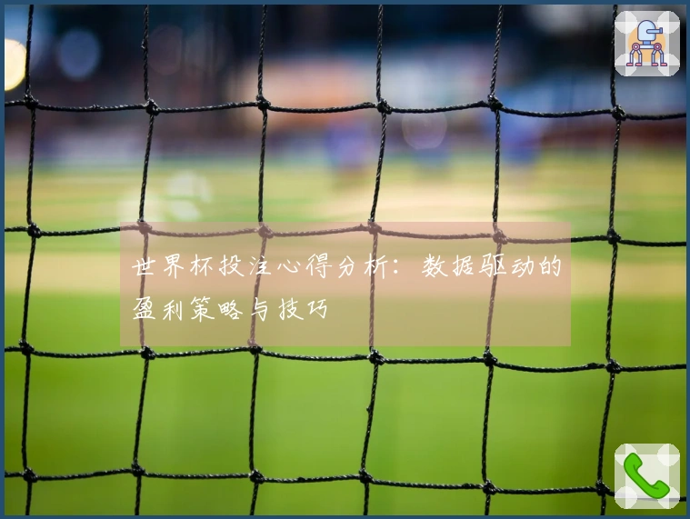 世界杯投注心得分析：数据驱动的盈利策略与技巧